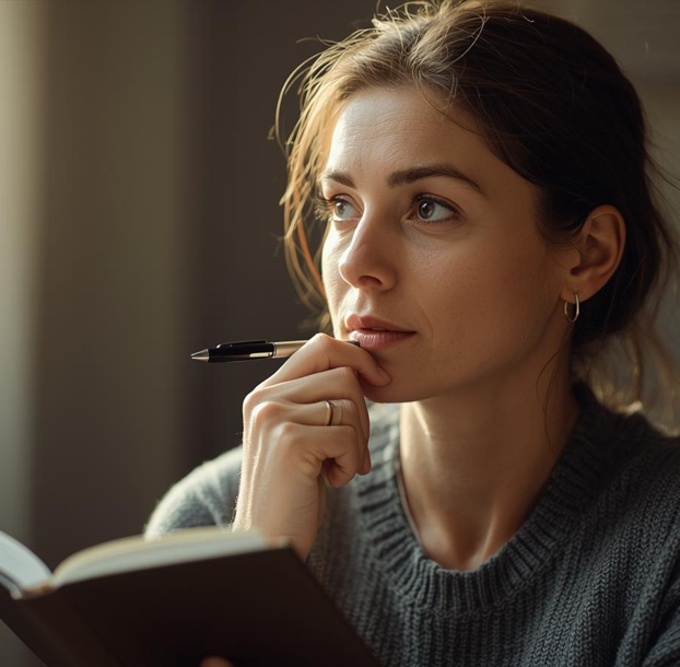 Woman receiving emotional fertility mind-body support during infertility coaching session